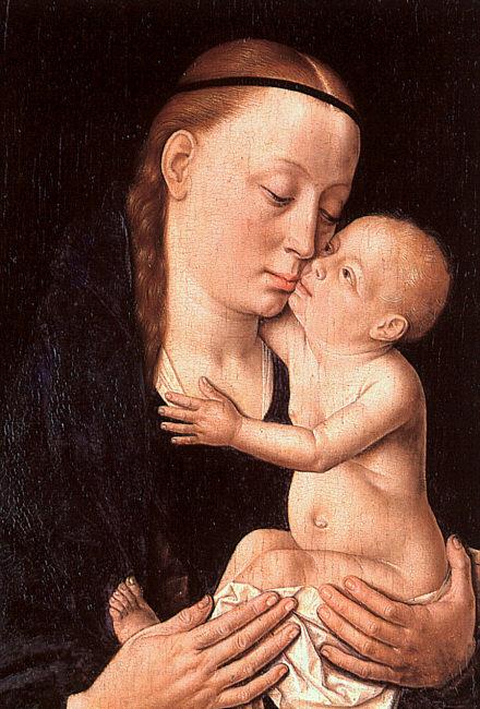 Dieric Bouts Virgin and Child Norge oil painting art